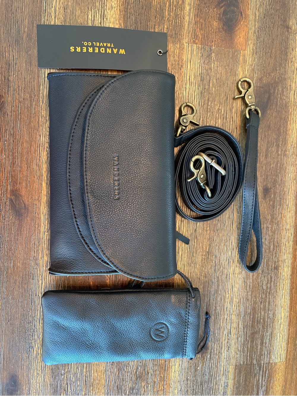 Wanderers Travel Company Genoa Crossbody/wristlet and Sunglasses Case